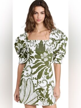 La Double J Sexy Marea Olive Green Mini Dress XL
